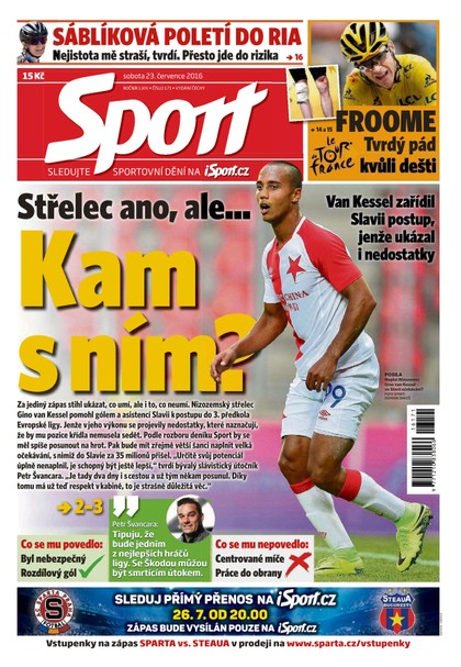 E-magazín Sport - 23.7.2016 - CZECH NEWS CENTER a. s.
