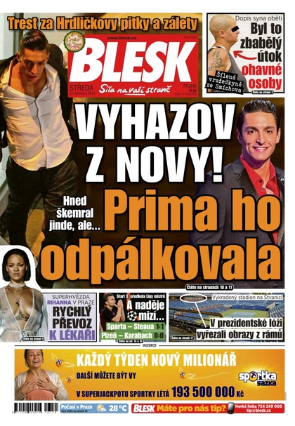 E-magazín Blesk - 27.7.2016 - CZECH NEWS CENTER a. s.