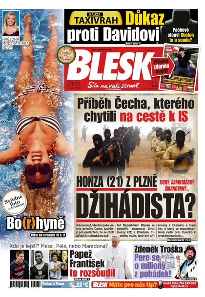 E-magazín Blesk - 2.8.2016 - CZECH NEWS CENTER a. s.