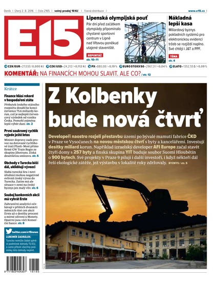 E-magazín E15 2.8.2016 - Czech Media Invest