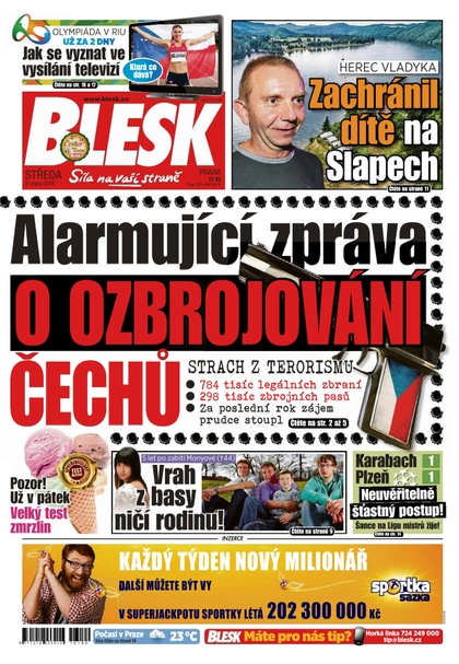 E-magazín Blesk - 3.8.2016 - CZECH NEWS CENTER a. s.