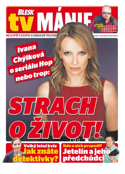E-magazín Blesk Tv manie - 6.8.2016 - CZECH NEWS CENTER a. s.