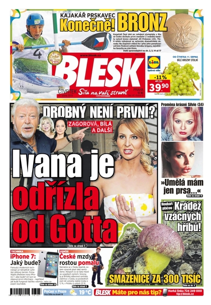 E-magazín Blesk - 11.8.2016 - CZECH NEWS CENTER a. s.