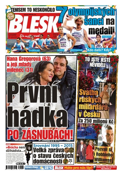 E-magazín Blesk - 16.8.2016 - CZECH NEWS CENTER a. s.
