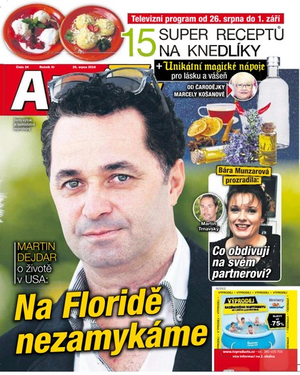 E-magazín AHA! Tv - 25.8.2016 - CZECH NEWS CENTER a. s.