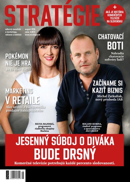 E-magazín Stratégie 8/2016 - MAFRA Slovakia, a.s.