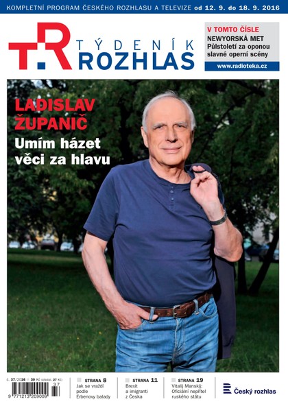 E-magazín Týdeník Rozhlas 37/2016 - Radioservis, a. s.