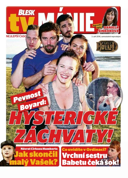 E-magazín Blesk Tv manie - 3.9.2016 - CZECH NEWS CENTER a. s.