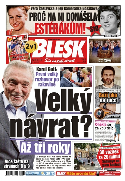 E-magazín Blesk - 3.9.2016 - CZECH NEWS CENTER a. s.
