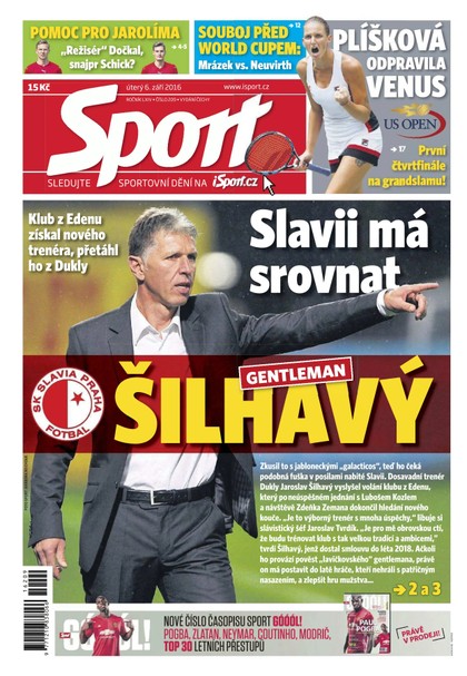 E-magazín Sport - 6.9.2016 - CZECH NEWS CENTER a. s.