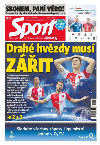 E-magazín Sport - 13.9.2016 - CZECH NEWS CENTER a. s.