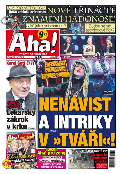 E-magazín AHA! - 20.9.2016 - CZECH NEWS CENTER a. s.
