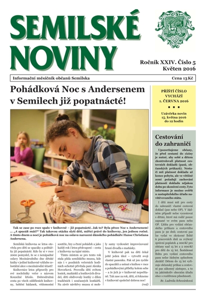 E-magazín Semilské Noviny - 5/2016 - Město Semily