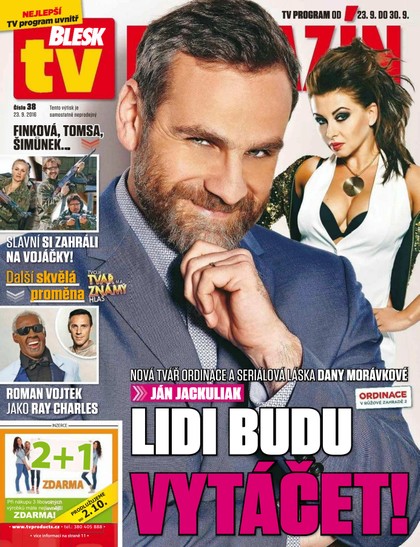 E-magazín Blesk Tv magazín - 23.9.2016 - CZECH NEWS CENTER a. s.