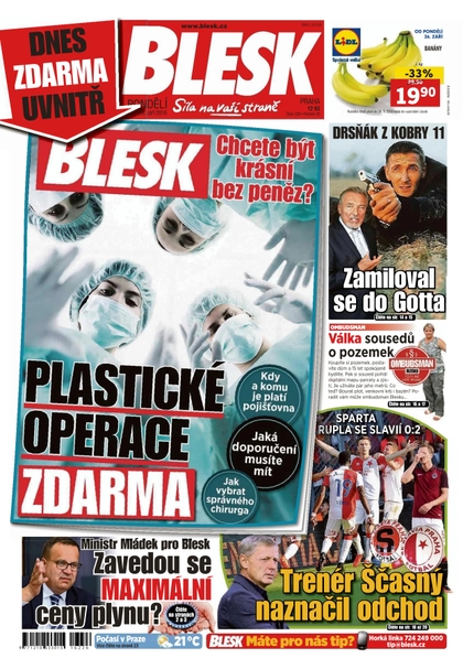 E-magazín Blesk - 26.9.2016 - CZECH NEWS CENTER a. s.