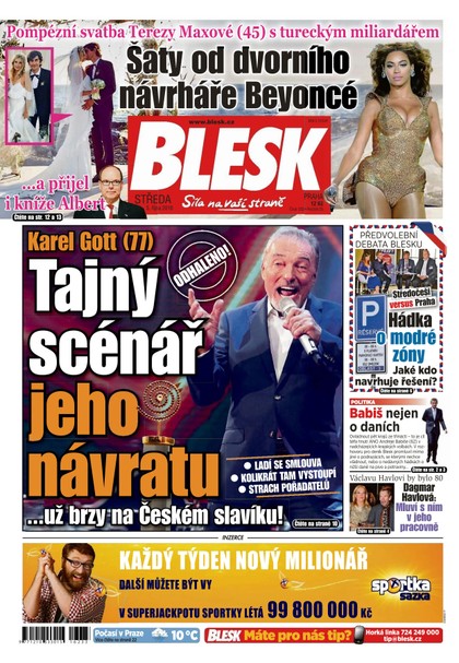 E-magazín Blesk - 5.10.2016 - CZECH NEWS CENTER a. s.