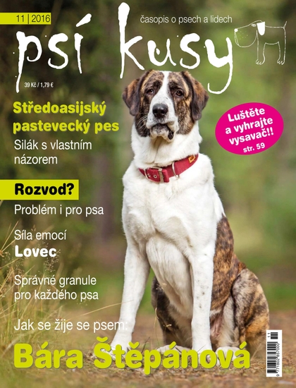 E-magazín Psí kusy 11/2016 - Časopisy pro volný čas s. r. o.