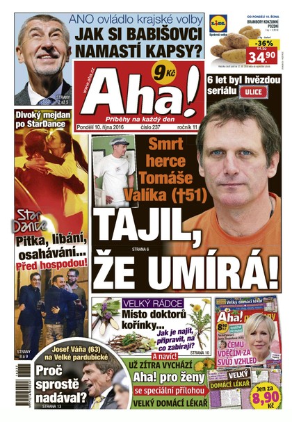 E-magazín AHA! - 10.10.2016 - CZECH NEWS CENTER a. s.