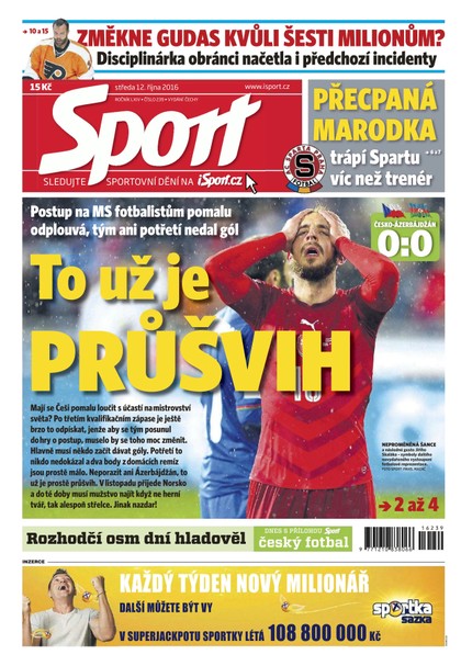 E-magazín Sport - 12.10.2016 - CZECH NEWS CENTER a. s.