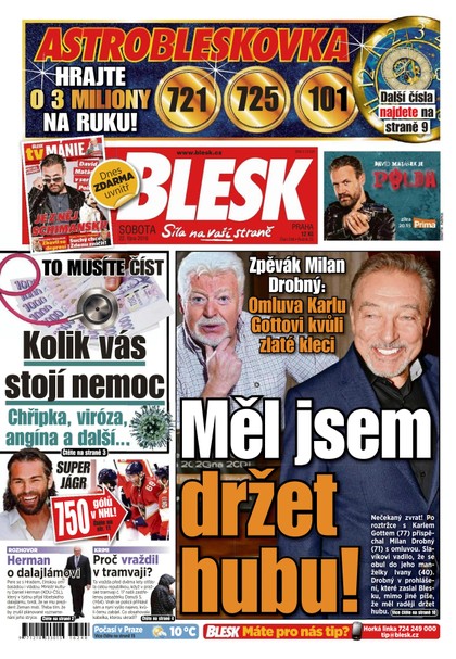 E-magazín Blesk - 22.10.2016 - CZECH NEWS CENTER a. s.