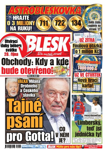 E-magazín Blesk - 25.10.2016 - CZECH NEWS CENTER a. s.