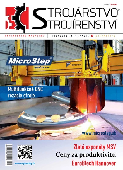 E-magazín STROJÁRSTVO/STROJÍRENSTVÍ 11/2016 - MEDIA/ST s.r.o.