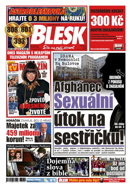 E-magazín Blesk - 4.11.2016 - CZECH NEWS CENTER a. s.