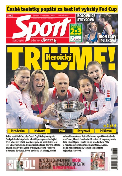 E-magazín Sport - 14.11.2016 - CZECH NEWS CENTER a. s.