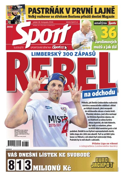 E-magazín Sport - 18.11.2016 - CZECH NEWS CENTER a. s.