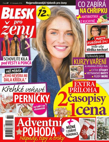 E-magazín Blesk pro ženy - 21.11.2016 - CZECH NEWS CENTER a. s.