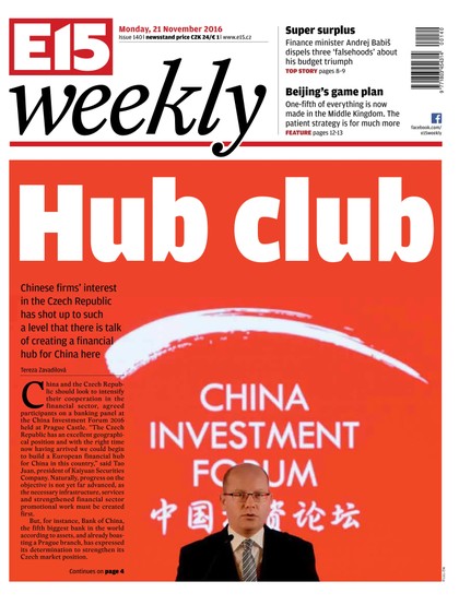 E-magazín E15 weekly 21. 11. - Czech Media Invest