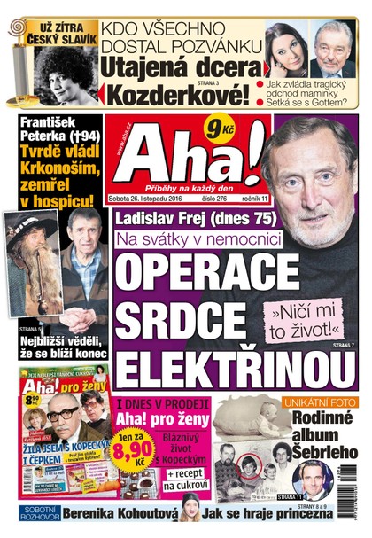 E-magazín AHA! - 26.11.2016 - CZECH NEWS CENTER a. s.