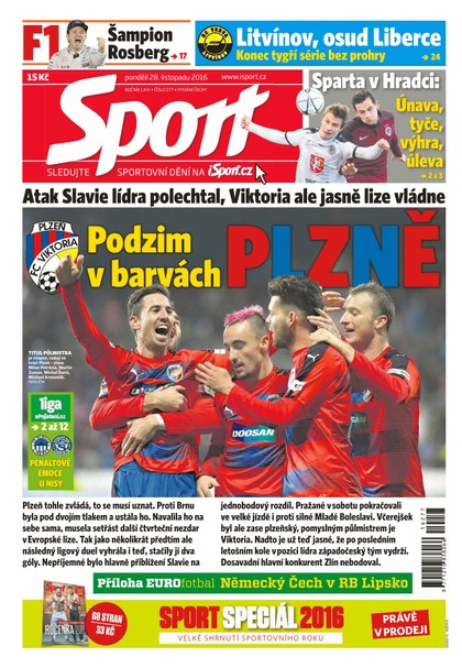 E-magazín Sport - 28.11.2016 - CZECH NEWS CENTER a. s.