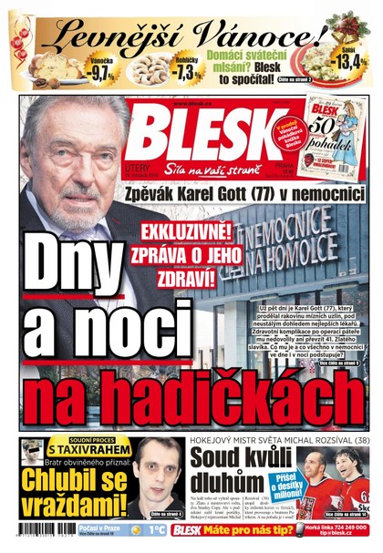 E-magazín Blesk - 29.11.2016 - CZECH NEWS CENTER a. s.