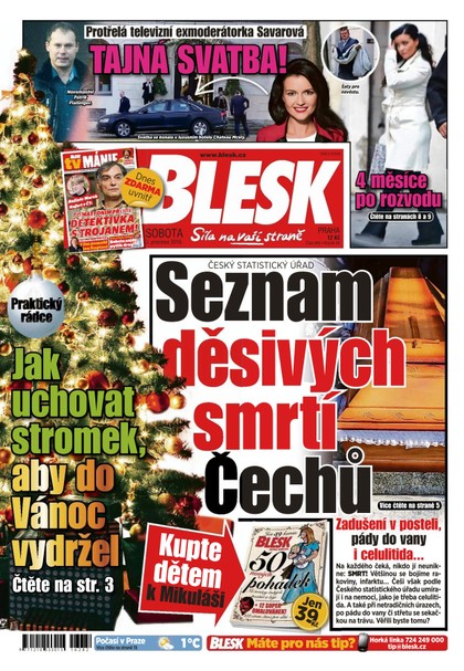 E-magazín Blesk - 3.12.2016 - CZECH NEWS CENTER a. s.
