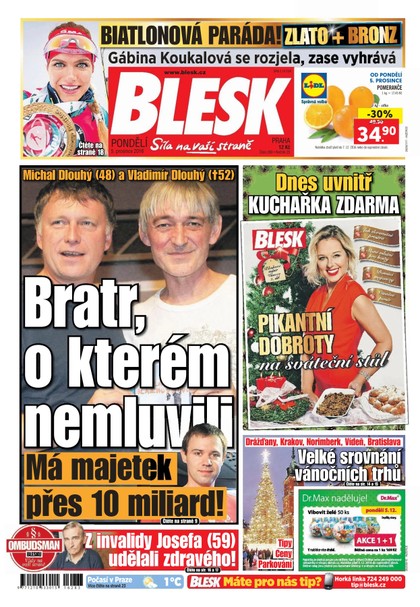 E-magazín Blesk - 5.12.2016 - CZECH NEWS CENTER a. s.