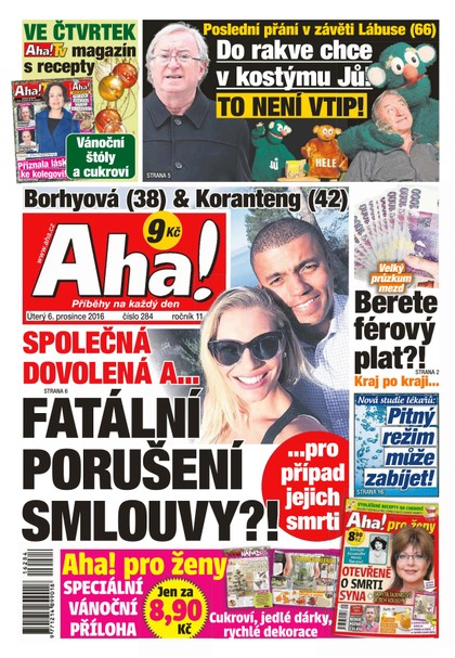 E-magazín AHA! - 6.12.2016 - CZECH NEWS CENTER a. s.