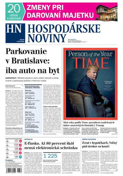 E-magazín Hospodárske noviny 8.12.2016 - MAFRA Slovakia, a.s.