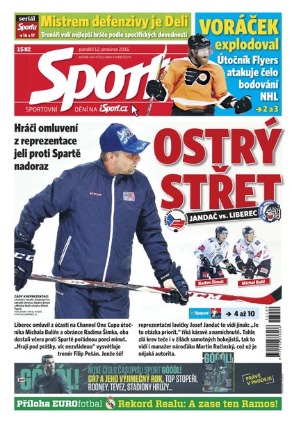 E-magazín Sport - 12.12.2016 - CZECH NEWS CENTER a. s.
