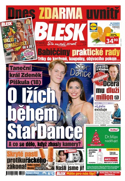 E-magazín Blesk - 12.12.2016 - CZECH NEWS CENTER a. s.