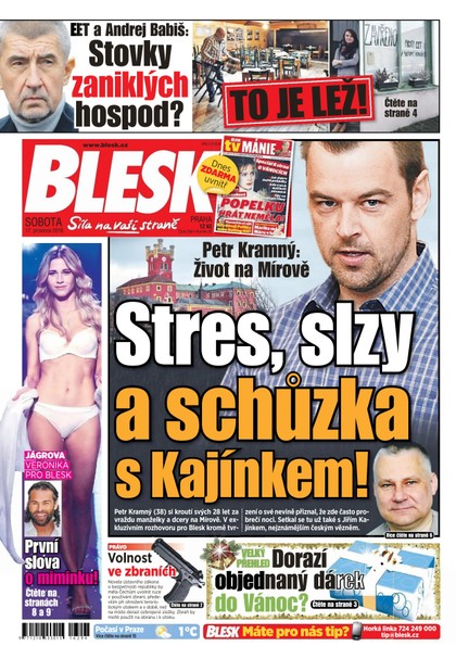 E-magazín Blesk - 17.12.2016 - CZECH NEWS CENTER a. s.