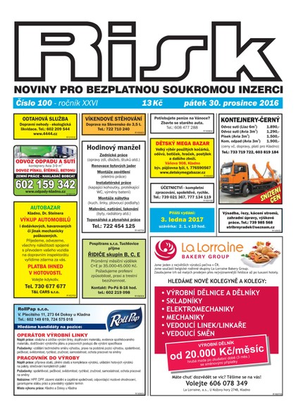 E-magazín Risk 100/2016 - Risk