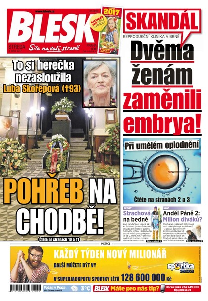 E-magazín Blesk - 4.1.2017 - CZECH NEWS CENTER a. s.