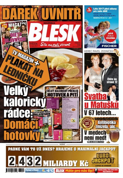 E-magazín Blesk - 6.1.2017 - CZECH NEWS CENTER a. s.