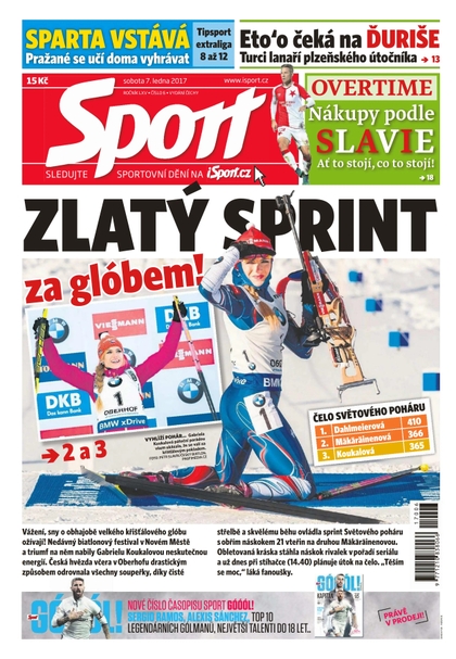 E-magazín Sport - 7.1.2017 - CZECH NEWS CENTER a. s.