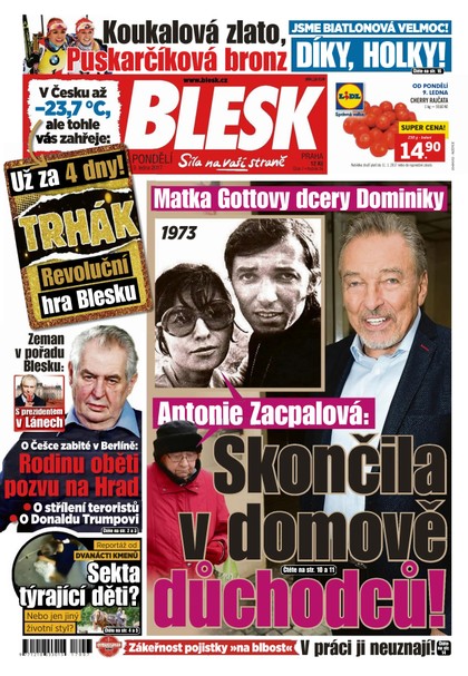 E-magazín Blesk - 9.1.2017 - CZECH NEWS CENTER a. s.