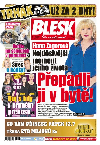 E-magazín Blesk - 11.1.2017 - CZECH NEWS CENTER a. s.