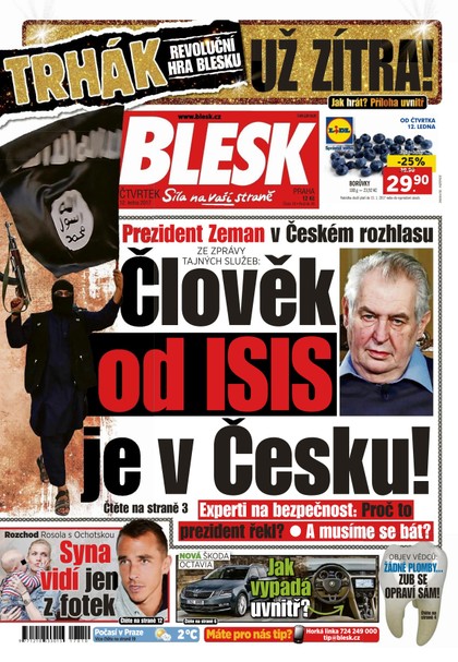 E-magazín Blesk - 12.1.2017 - CZECH NEWS CENTER a. s.