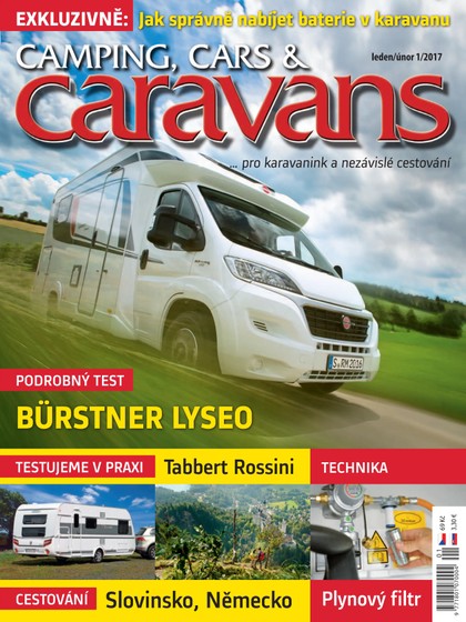 E-magazín Camping, Cars & Caravans 1/2017 - EEZY Publishing