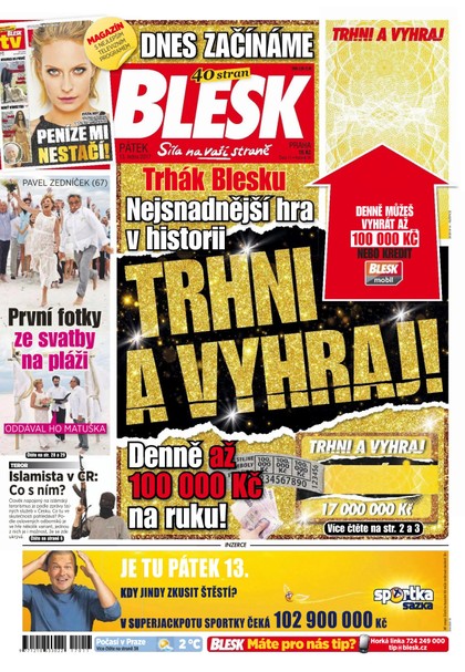 E-magazín Blesk - 13.1.2017 - CZECH NEWS CENTER a. s.